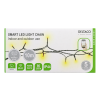 Deltaco Smart Home WiFi light chain, 10m, 80 led, adapter,IP44,WW SHLW10M