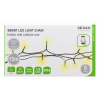 DELTACO SMART HOME WiFi light chain, 15m, 120 led, adapter,IP44,WW SHLW15M