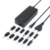 DELTACO notebook charger, 15-20 V, 6 A, 90 W, 12 tips, black SMP-90W12