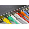 DELTACO F/UTP Cat6 patchkabel 0.5m, röd