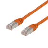 DELTACO F/UTP Cat6 patchkabel, 1,5m, 250MHz, Delta, LSZH, orange STP-611-OR