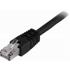 DELTACO F/UTP Cat6 patchkabel, LSZH, 15m, svart