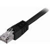 DELTACO F/UTP Cat6 patchkabel, 35m, svart