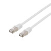 DELTACO U/FTP Cat6a patchkabel, LSZH, 3m, vit