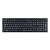 DELTACO wireless keyboard,105 keys, USB receiver, 10m range, UK layout TB-122-UK