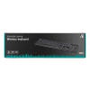 DELTACO wireless keyboard,105 keys, USB receiver, 10m range, UK layout TB-122-UK