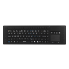 DELTACO trådlösa tangentbord i silikon med touchpad, IP68, svart TB-503