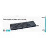 DELTACO wireless mini keyboard with touchpad, English layout, 2.4G, bl TB-504-EN