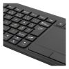 DELTACO Trådlöst mini tgb, Nordisk, touchpad, USB, svart TB-504