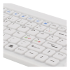 DELTACO tangentbord i silikon, touchpad, IP68, 105 + 12 media, vit TB-506