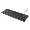 DELTACO tangentbord, 104 tangenter, Litauisk layout, USB, svart, slimm TB-58-LT