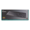 DELTACO tangentbord, 104 tangenter, Litauisk layout, USB, svart, slimm TB-58-LT