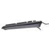 DELTACO tangentbord, 104 tangenter, Litauisk layout, USB, svart, slimm TB-58-LT