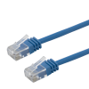U/UTP Cat6 AWG28 patch cable, 0,3m, blue, LSZH TP-603B-SLIM