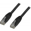 DELTACO U/UTP Cat6 patchkabel 1,5m, svart