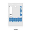 DELTACO U/UTP Cat6 patchkabel,flat,guldpläterad, LSZH,1,5m,vit