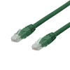 DELTACO U/UTP Cat6a patchkabel, Delta cert, LSZH, 2m, grön