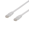 DELTACO U/UTP Cat6a patchkabel, 3m, 500MHz, LSZH, vit