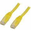 DELTACO U/UTP Cat6 patchkabel 5m, gul