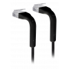 UniFi Ethernet Patch Cable Bendable booted RJ45 0.1m Black 50-pack U-Cable-Patch-RJ45-BK-50