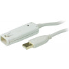 ATEN aktiv USB 2.0 förlängningskabel, 12m UE2120