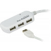 ATEN aktiv USB 2.0 förlängningskabel med 4-ports hubb, 12m UE2120H
