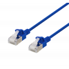 Slim U/FTP CAT/6A LSZH 1m blue