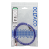 DELTACO U/FTP Tough Flat Cat6a patchkabel, 1,5m, flertrådig kärna, 2,3 UFTP-2302