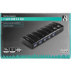 USB Hub - USB 3.0 till USB 3.0 7-port + Nätadapter