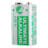 DELTACO Ultimate Alkaline batterie, 9V, 6LR61, 10-pack bulk ULTB-6LR61-10P