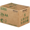 DELTACO Ultimate Alkaline batteries, LR6/AA size, 20-pack bulk ULTB-LR6-20P