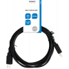 DELTACO USB2.0 cable Typ A - Typ B 3m, black USB-230S-LSZH