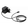 DELTACO Micro USB wall charger, 2,4 A, 1 m fixed cable, 12 W total USB-AC178