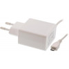 Laddare med integrerad micro USB kabel 2.1A