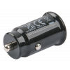 DELTACO USB car charger, 1x USB-A 2.4 A, 1 m Lightning cable, black USB-CAR130