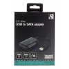 DELTACO USB 3.0 till SATA 6Gb/s adapter, för 2,5" hårddiskar, svart