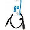 DELTACO USB2.0 cable, Typ A - Typ C 1m, black USBC-1004-LSZH