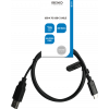 DELTACO USB2.0 cable, Typ A - Typ C 1m, black USBC-1004-LSZH