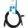 DELTACO USB2.0 cable, Typ A - Typ C 3m, black USBC-1007-LSZH