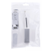 DELTACO USB-C nätverksadapter, Gigabit, RJ45, vit påse, silver USBC-1080