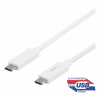 DELTACO USBC 3.1 GEN2 10Gbps/3A/E-marker 1m USBC-1127M