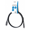 DELTACO USB3.2 gen2, USB-C - USB-C, 5A EPR, 1m, black USBC-1402-LSZH