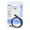 DELTACO USB-C till USB-C-kabel, 1m, 10Gbps, 100W 5A, USB 3.1 Gen 2, E- USBC-1402