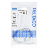 DELTACO USB-C till USB-C-kabel, 1m, 10Gbps, 100W 5A, USB 3.1 Gen 2, E- USBC-1407
