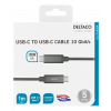 DELTACO USB-C SuperSpeed-kabel, 1m, USB 3.1 Gen 1, 10 Gbps, 100W, rymd USBC-1412M