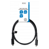 DELTACO USB3.2 gen1, USB-C - USB-C, 5A EPR, 1m, black USBC-1501-LSZH