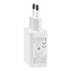 DELTACO USB-C wall charger, 1x USB-C PD 20 W, 1 m USB-C cable, white USBC-AC146