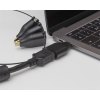 DELTACO Office, USB-C ADAPTER RING, mDP, DP, VGA, HDMI USBC-AR1