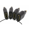 DELTACO Office, USB-C ADAPTER RING, mDP, DP, VGA, HDMI USBC-AR1