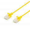 Slim U/UTP CAT/6A LSZH 1M yellow